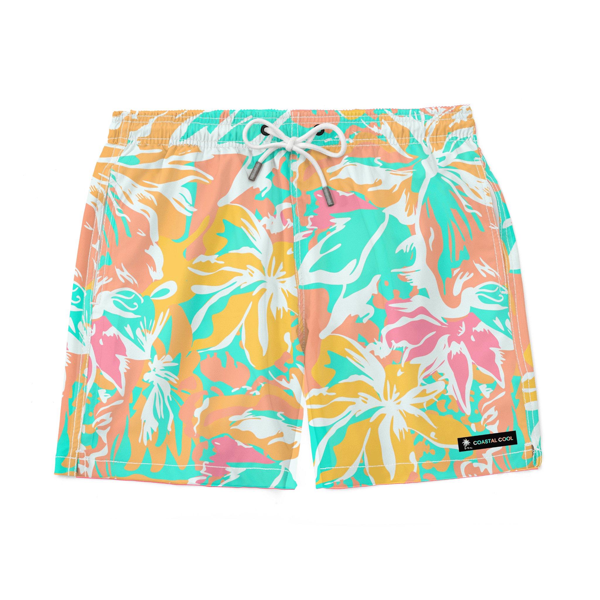 Bora Bora Swim Trunks-Coastal Cool-Recycled Swimsuits and Beachwear