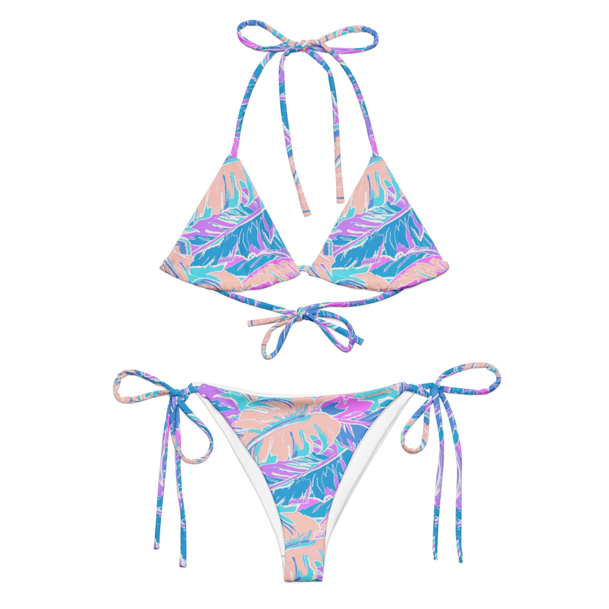 Florida Keys Purple Bikini-Coastal Cool-Recycled Swimsuits and Beachwear
