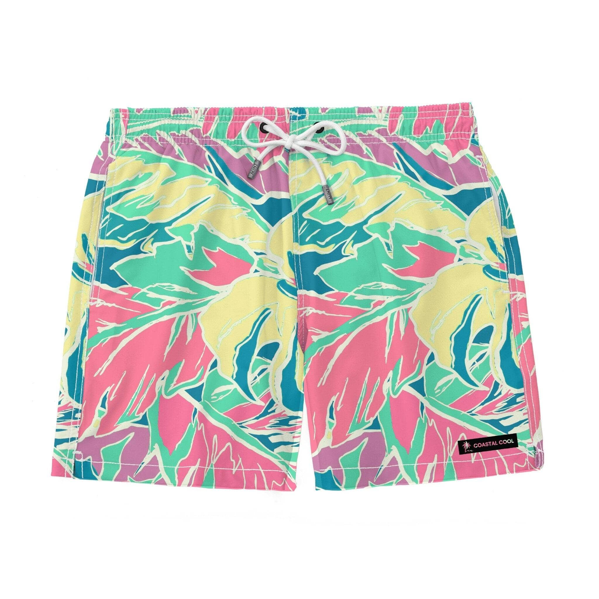 Florida Keys Swim Trunks-Coastal Cool-Recycled Swimsuits and Beachwear