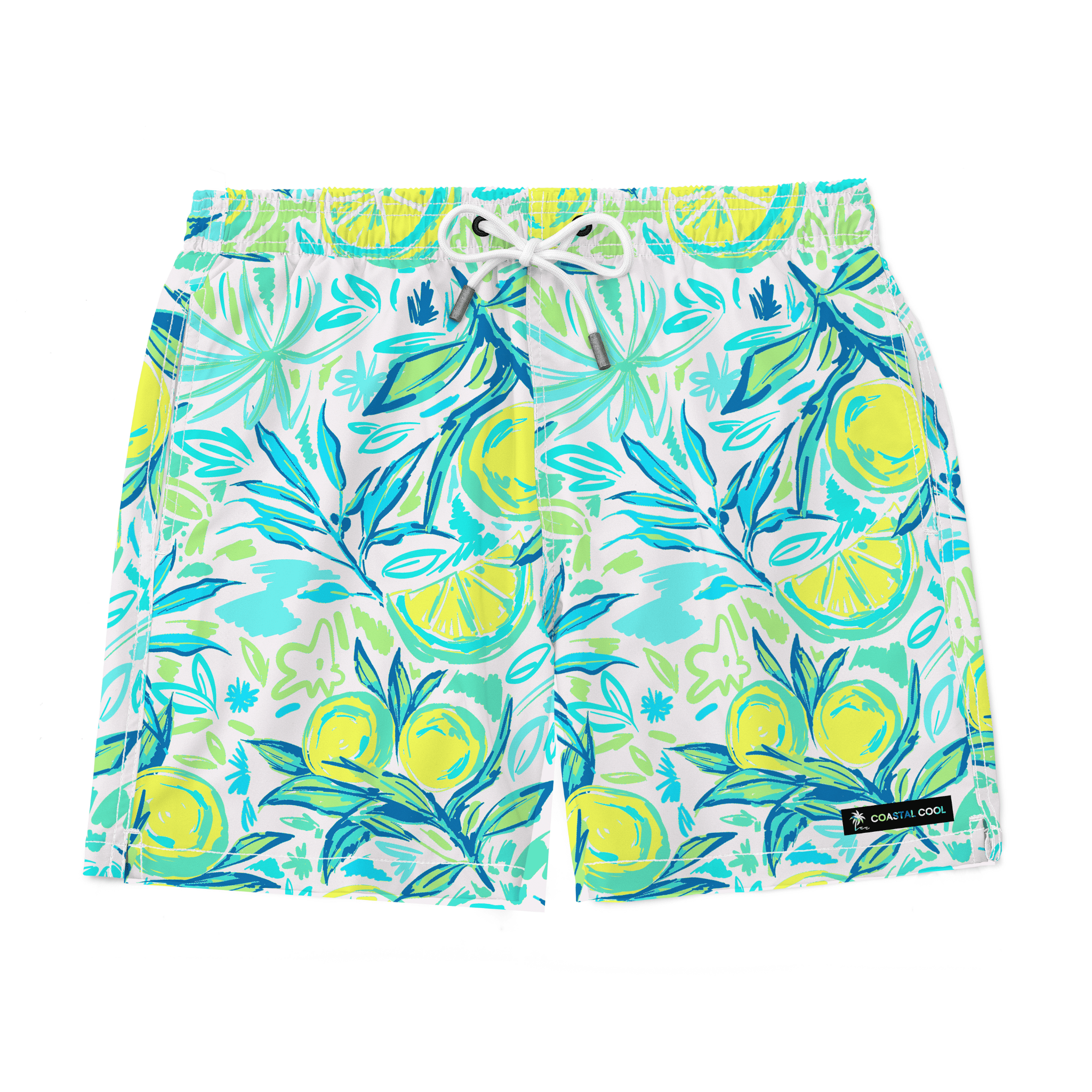Fresh Fruit Swim Trunks-Coastal Cool-Recycled Swimsuits and Beachwear