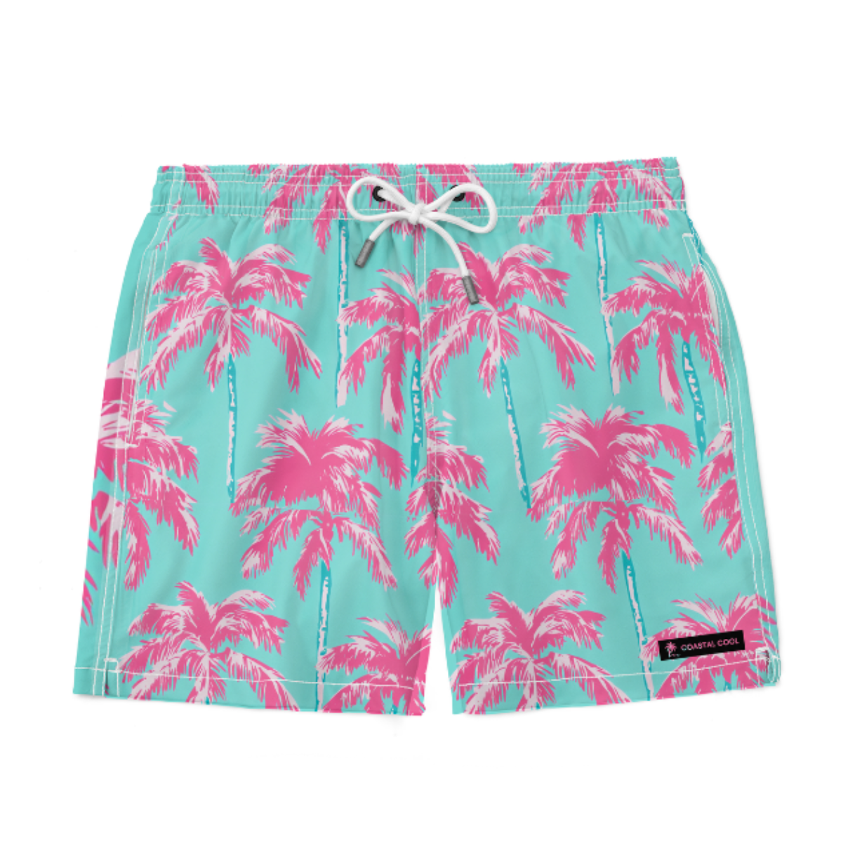 Friday Palms Swim Trunks-Coastal Cool-Recycled Swimsuits and Beachwear