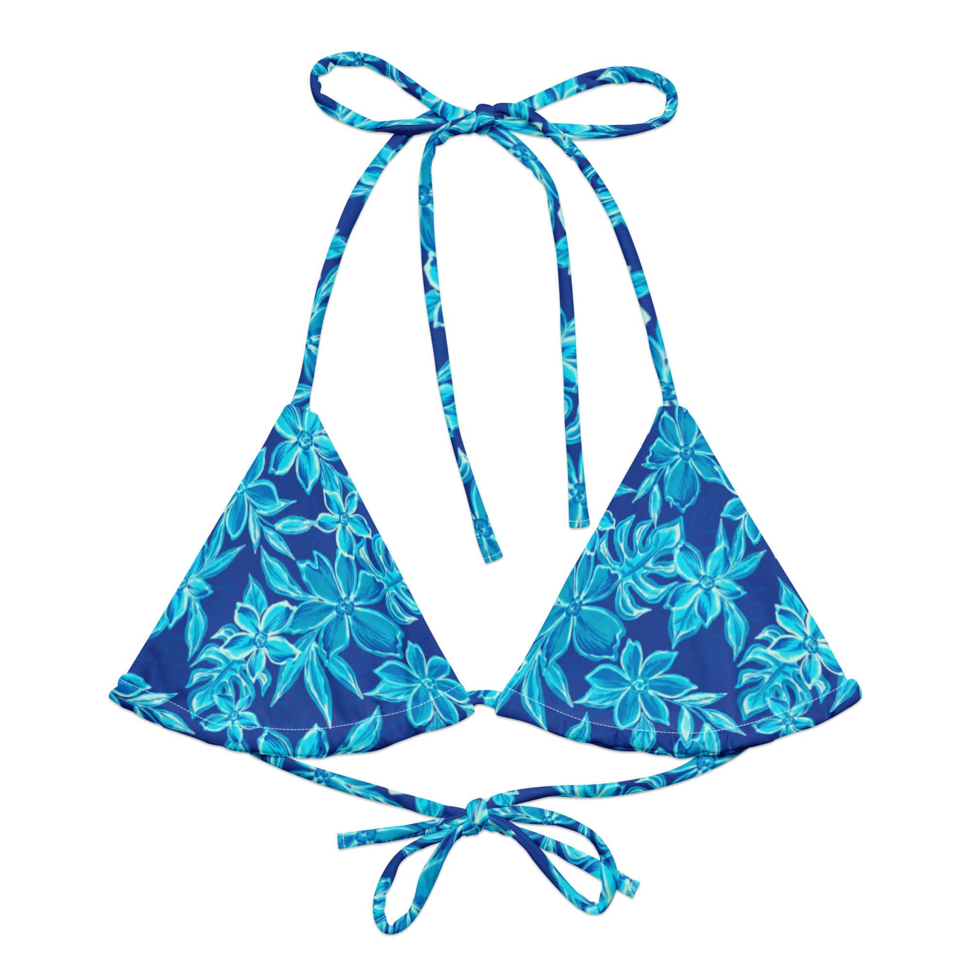 Midnight Bikini Top by Coastal Cool adjustable straps breathable fit and UPF 50+