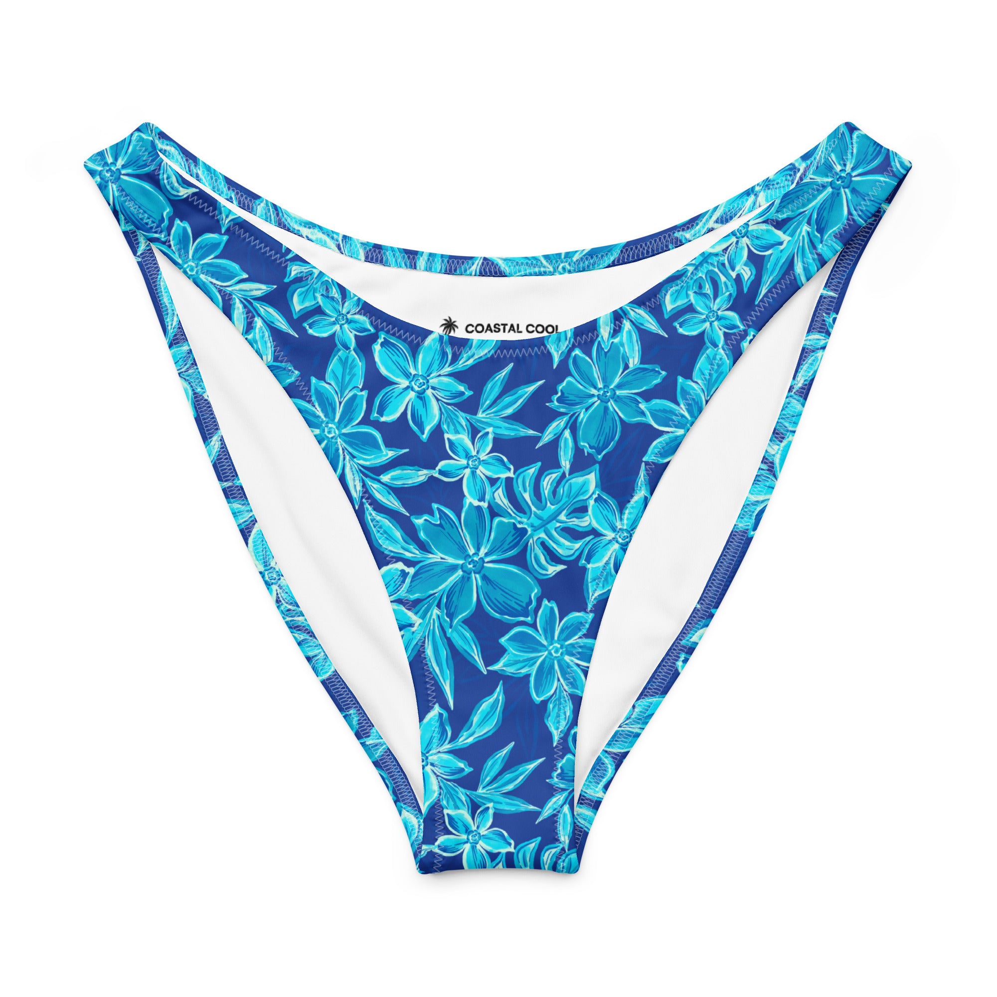 Midnight V-Waist Bikini Bottom by Coastal Cool UPF 50 seamless flattering durable comfort
