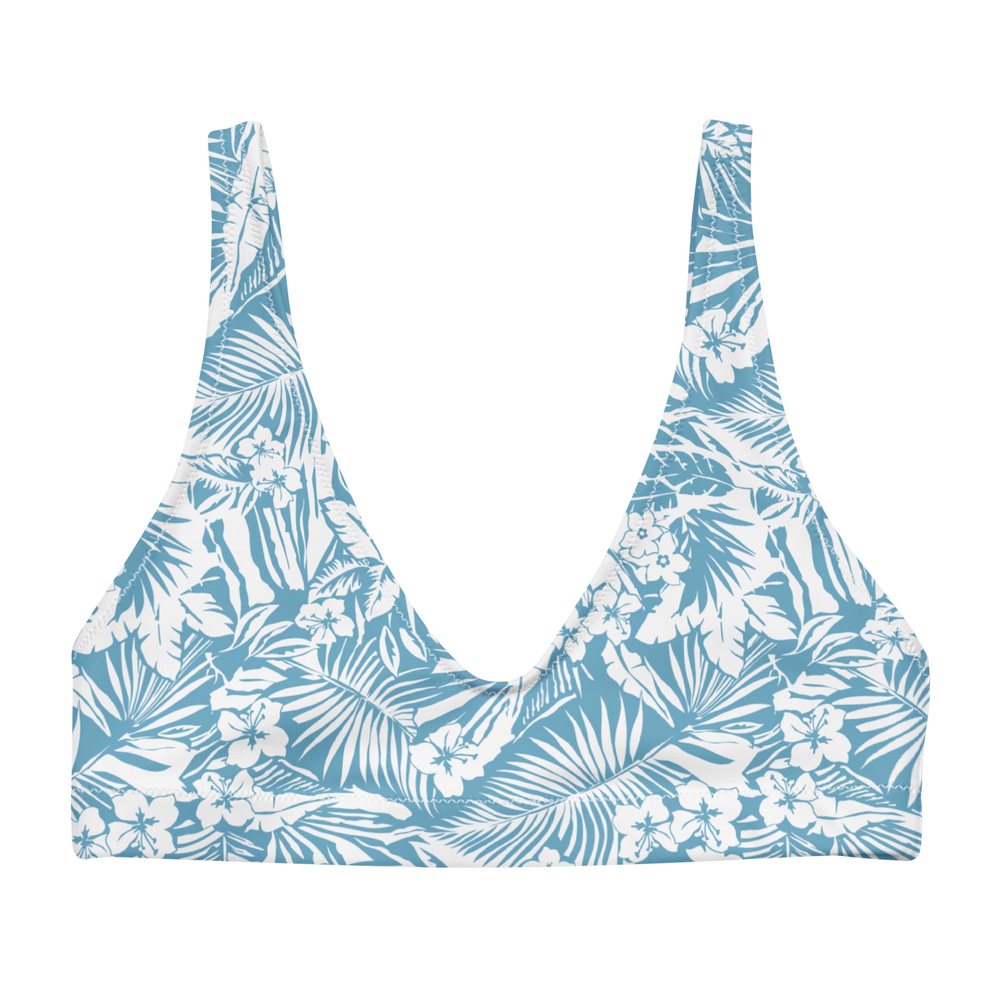 Palm Ave Bikini Top-Coastal Cool