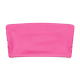 Pink Tube Bikini Top by Coastal Cool strapless UPF 50 seamless breathable fit and resort style