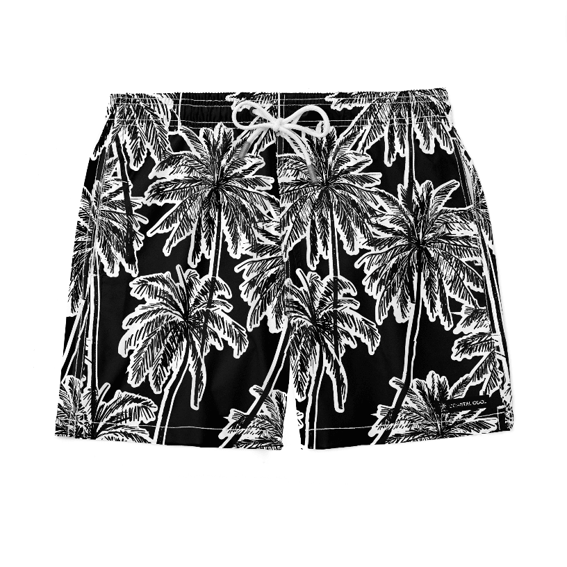 Punaluʻu Beach Swim Trunks-Coastal Cool-Recycled Swimsuits and Beachwear