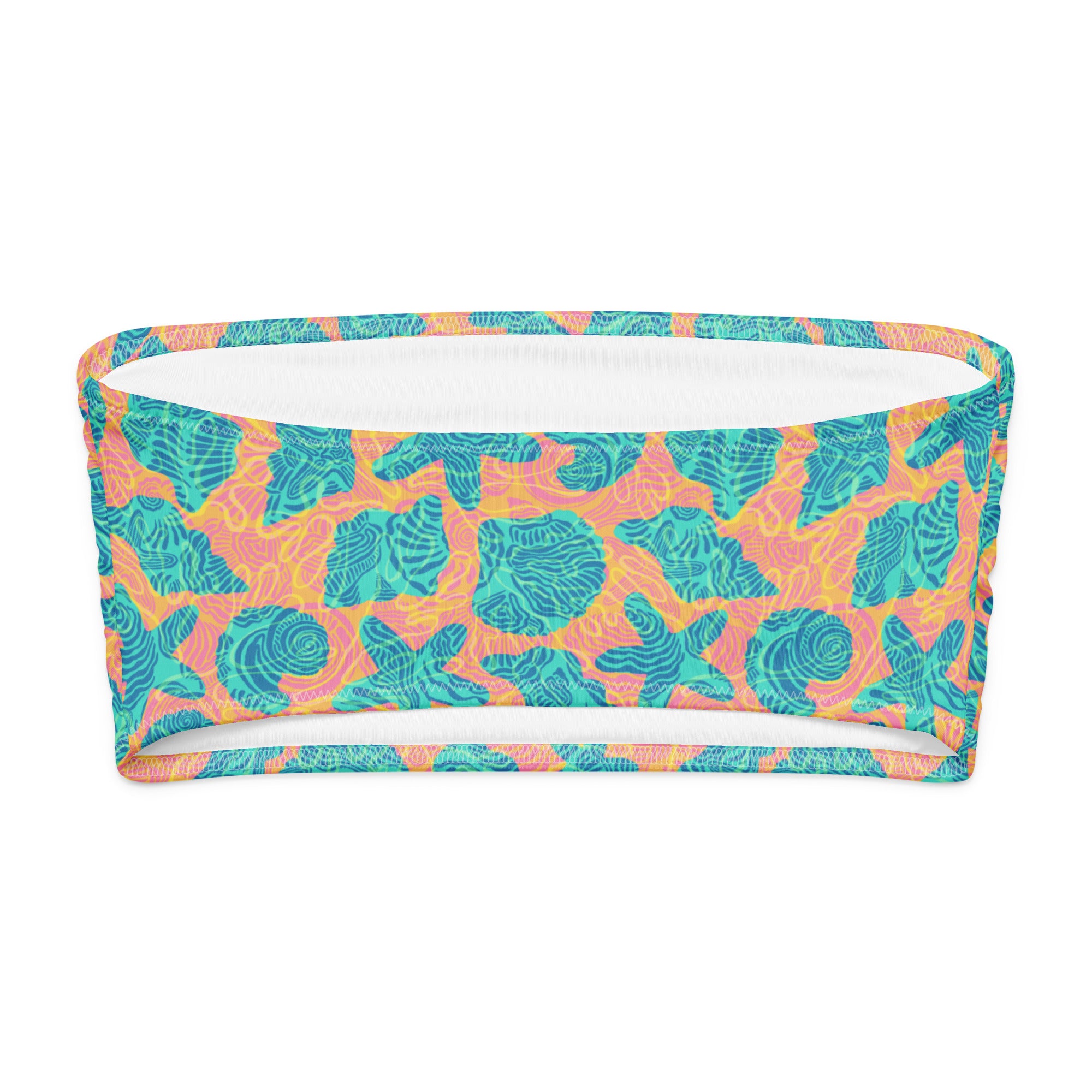 Sandbar Tube Bikini Top by Coastal Cool strapless UPF 50 seamless breathable fit and resort style