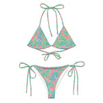 Tequila Sunrise Bikini by Coastal Cool adjustable bikini set UPF 50 breathable sustainable resort style