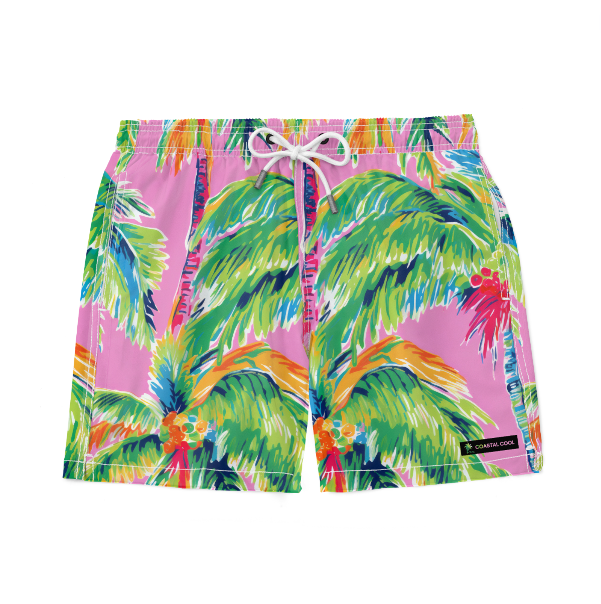 Tequila Sunrise Swim Trunks-Coastal Cool-Recycled Swimsuits and Beachwear