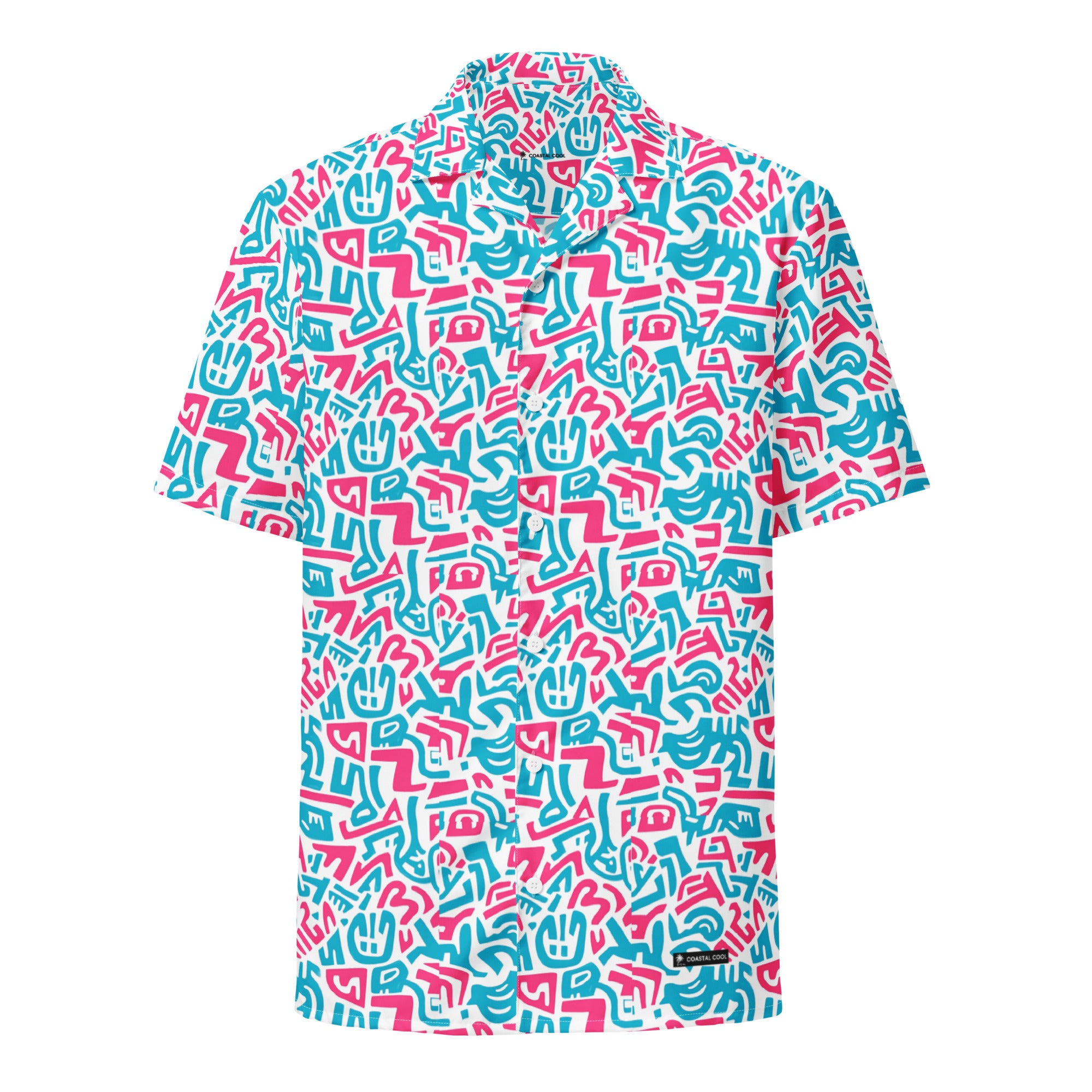 Tiki Tangle Short Sleeve-Coastal Cool-Recycled Swimsuits and Beachwear