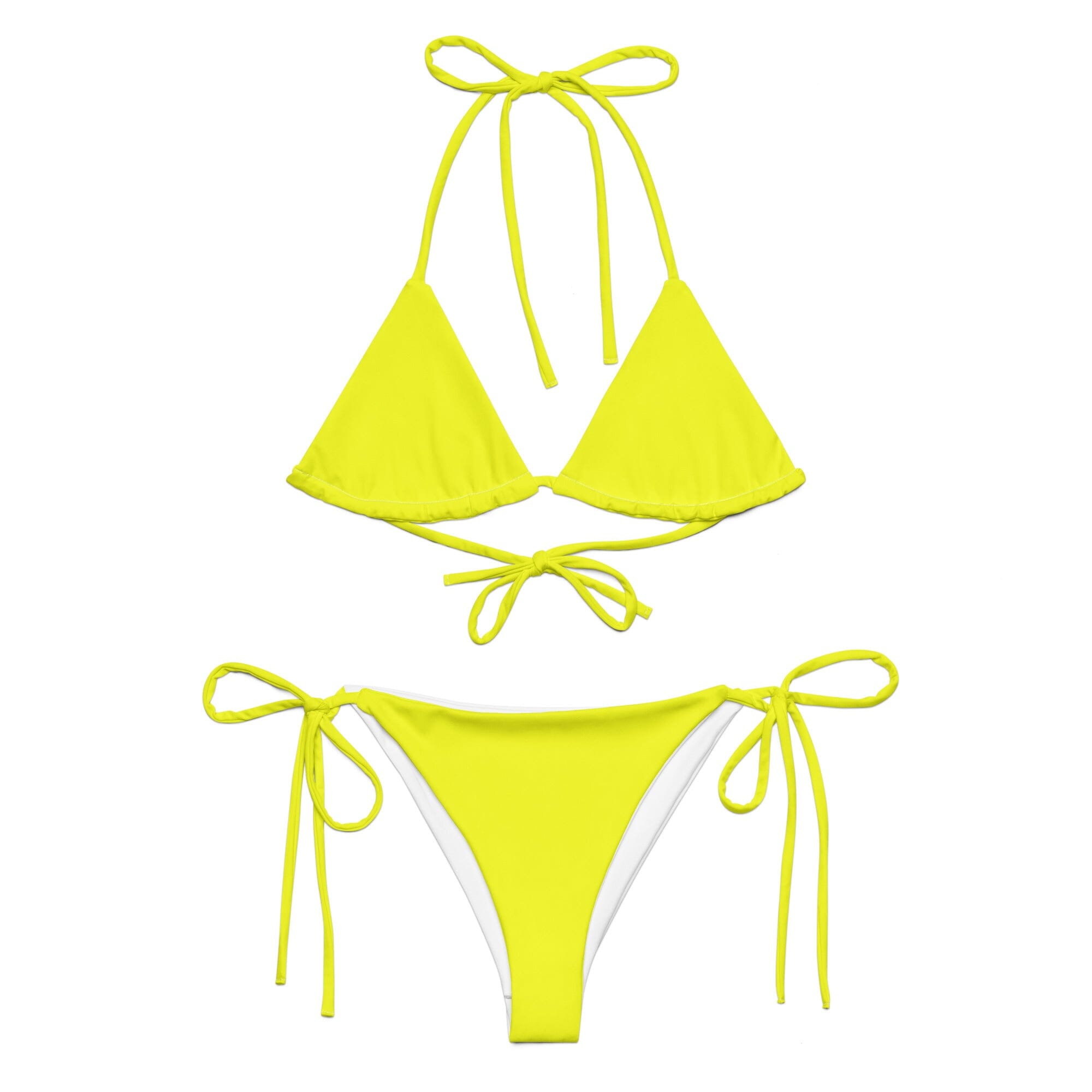 Yellow Bikini-Coastal Cool-Recycled Swimsuits and Beachwear