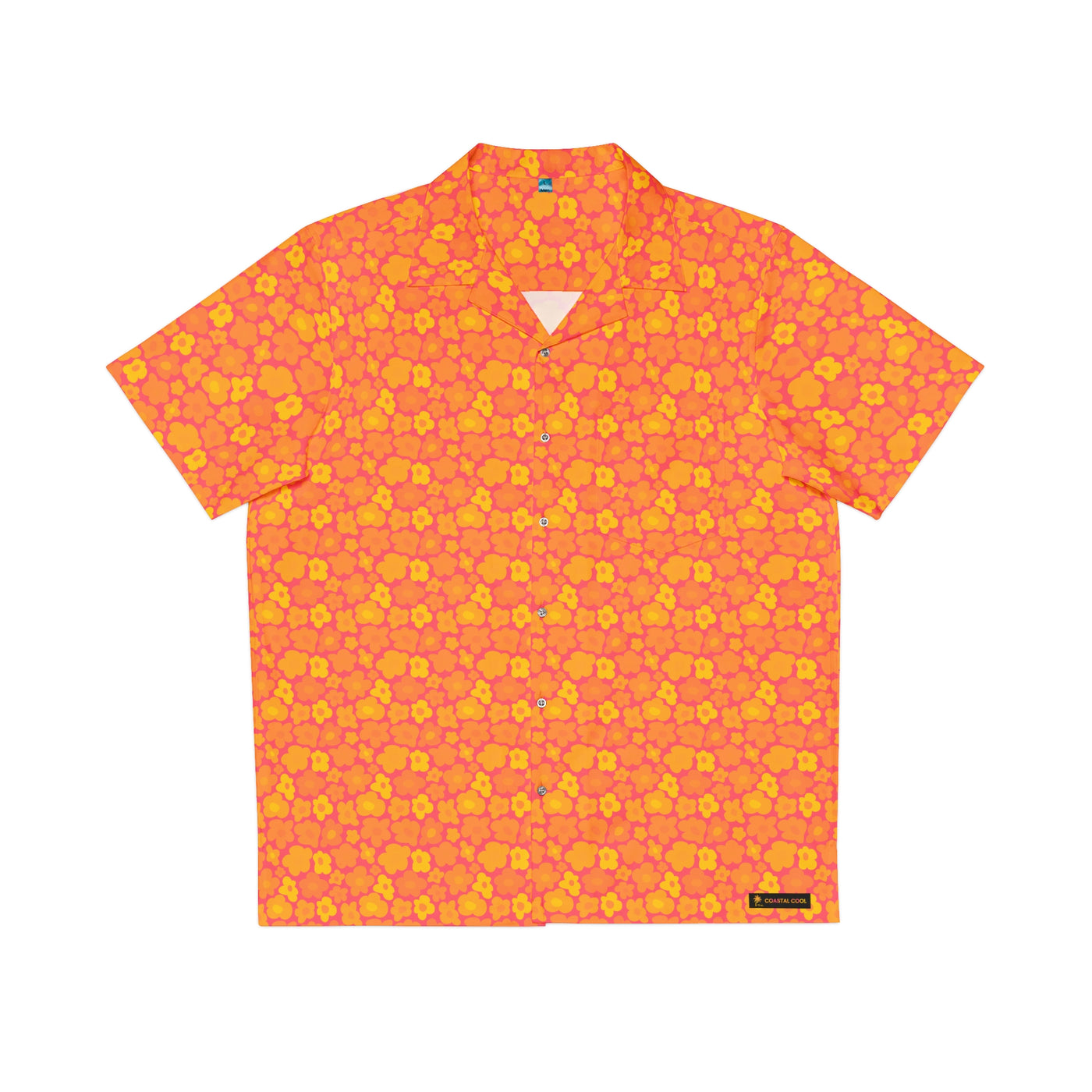 Palma Orange Short Sleeve - Coastal Cool - Swimwear and Beachwear - Recycled fabrics
