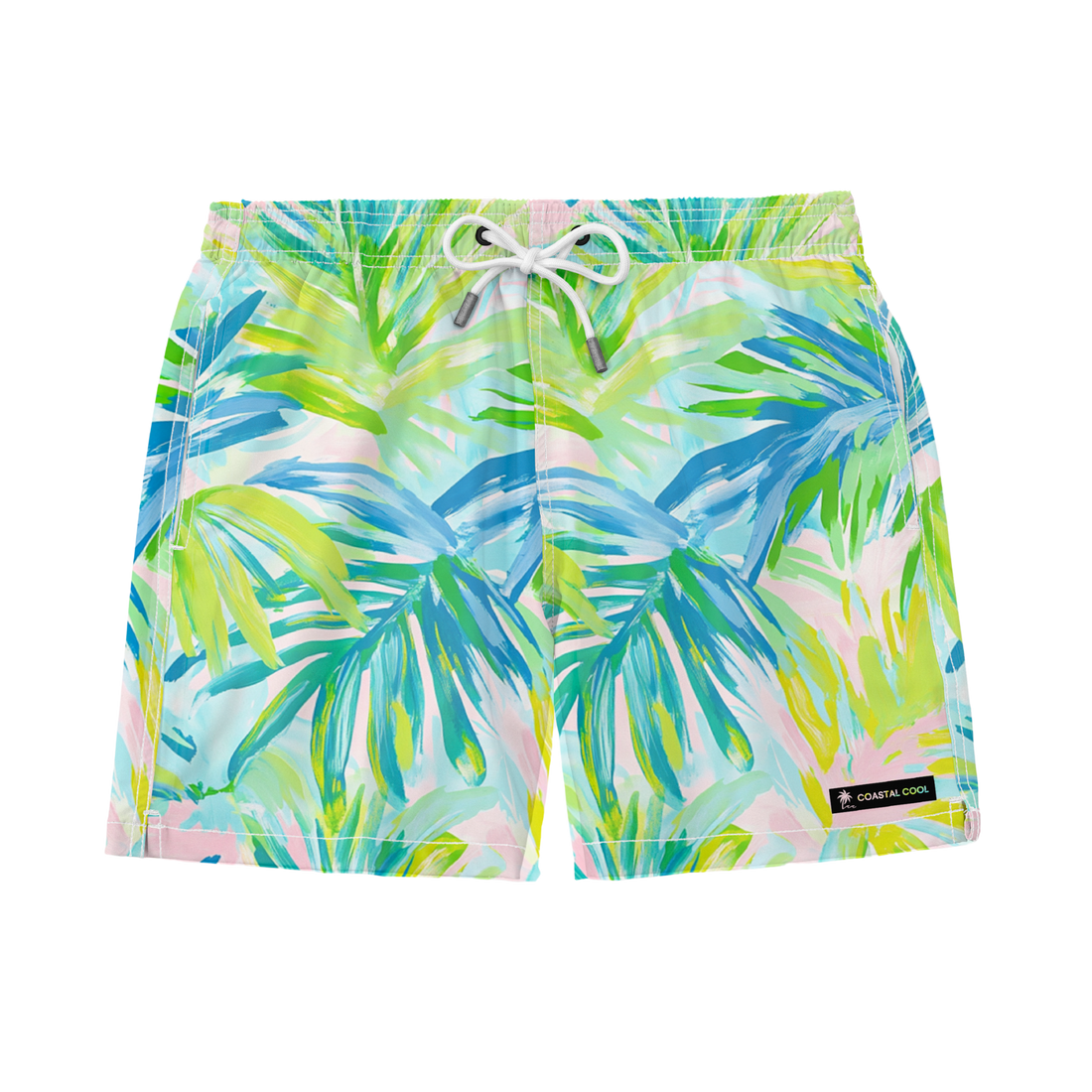 Lagoon Shade Swim Trunks-Coastal Cool-Coastal Cool-Recycled Swimwear and Beachwear- Tropical Leisure Resort Wear