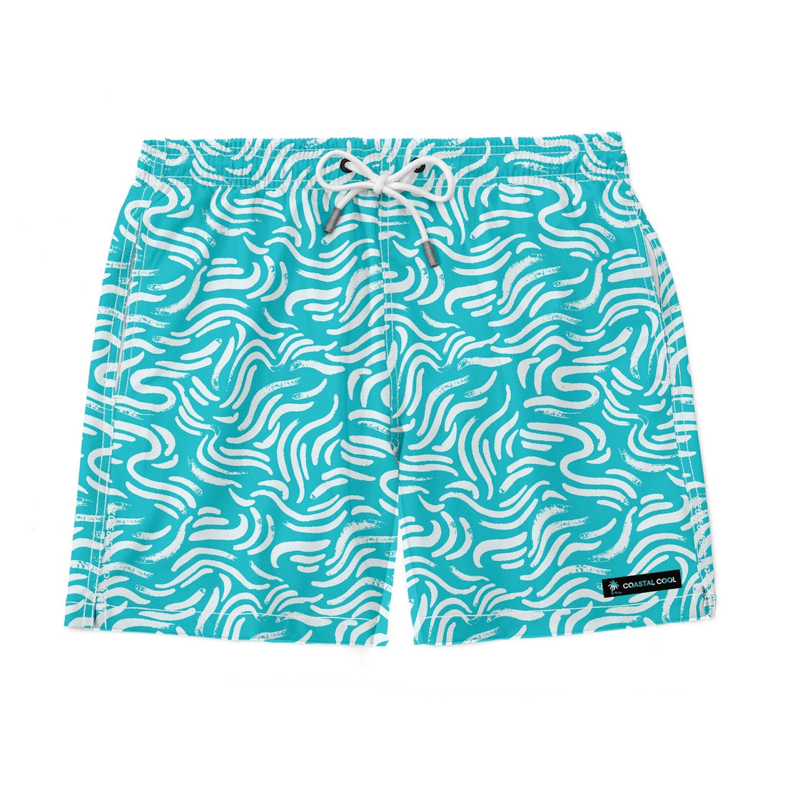 5 O'Clock Swim Trunks-Coastal Cool