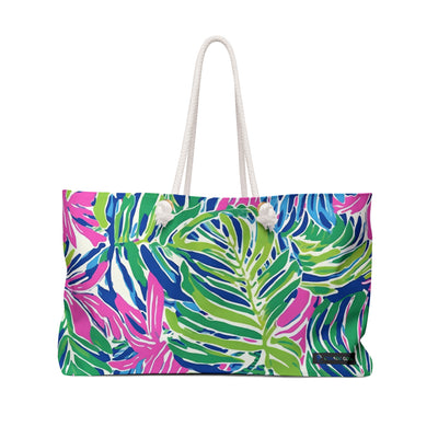 Palm Haven Weekender Bag - Coastal Cool - Swimwear and Beachwear - Recycled fabrics