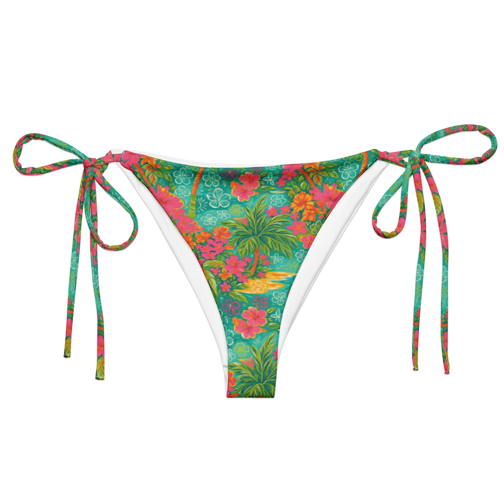 Atlantis String Bikini Bottom-Coastal Cool