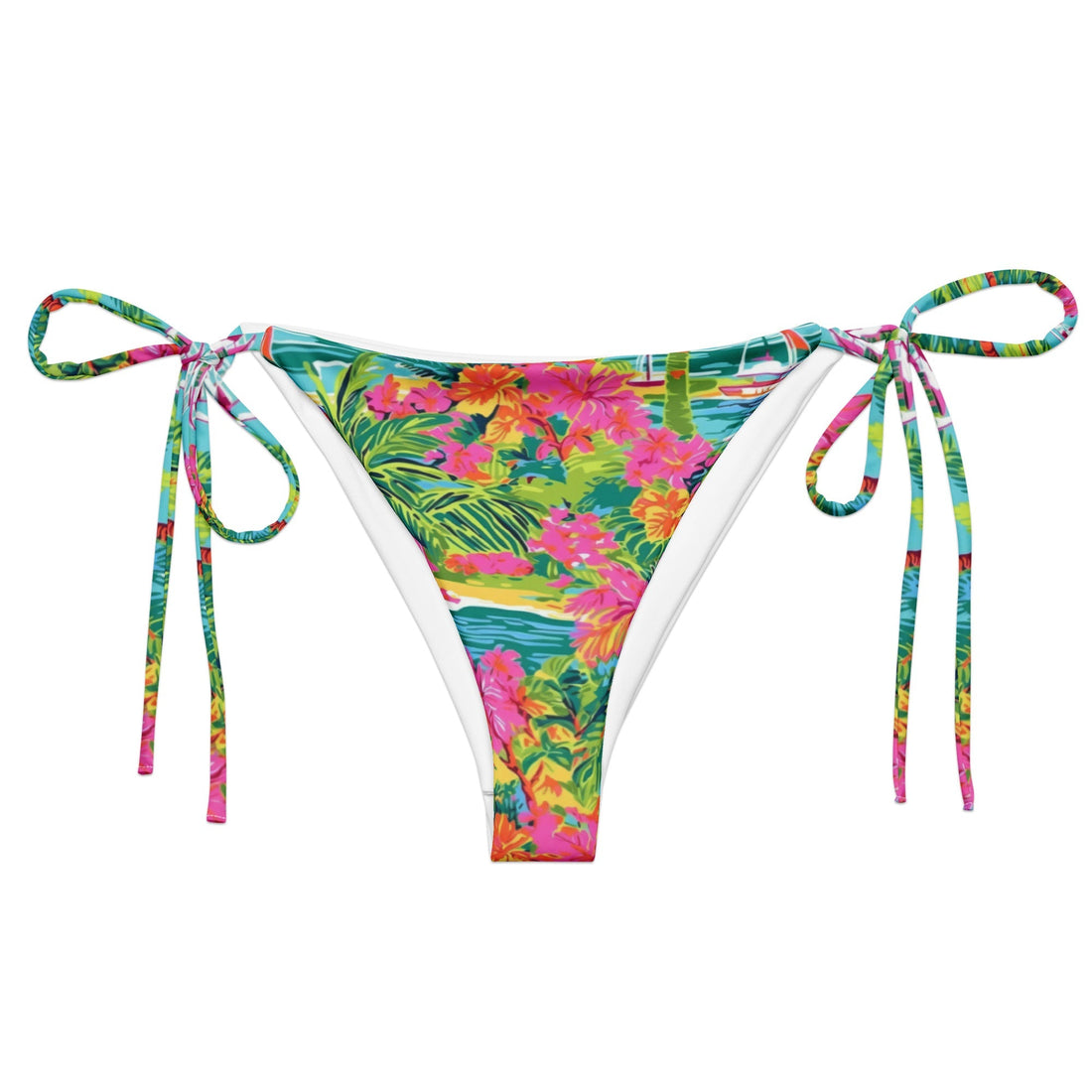 Atlantis String Bikini Bottom-Coastal Cool