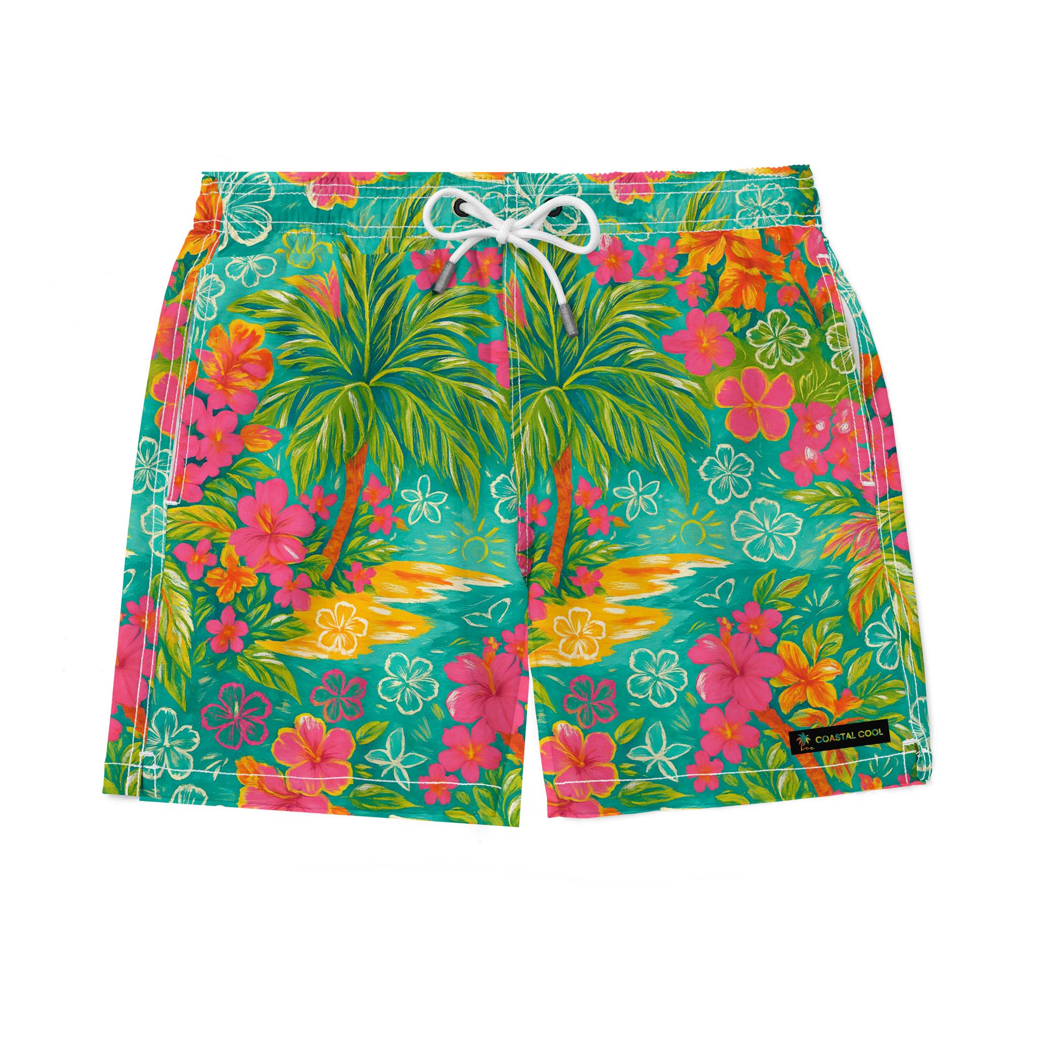 Atlantis Swim Trunks-Coastal Cool