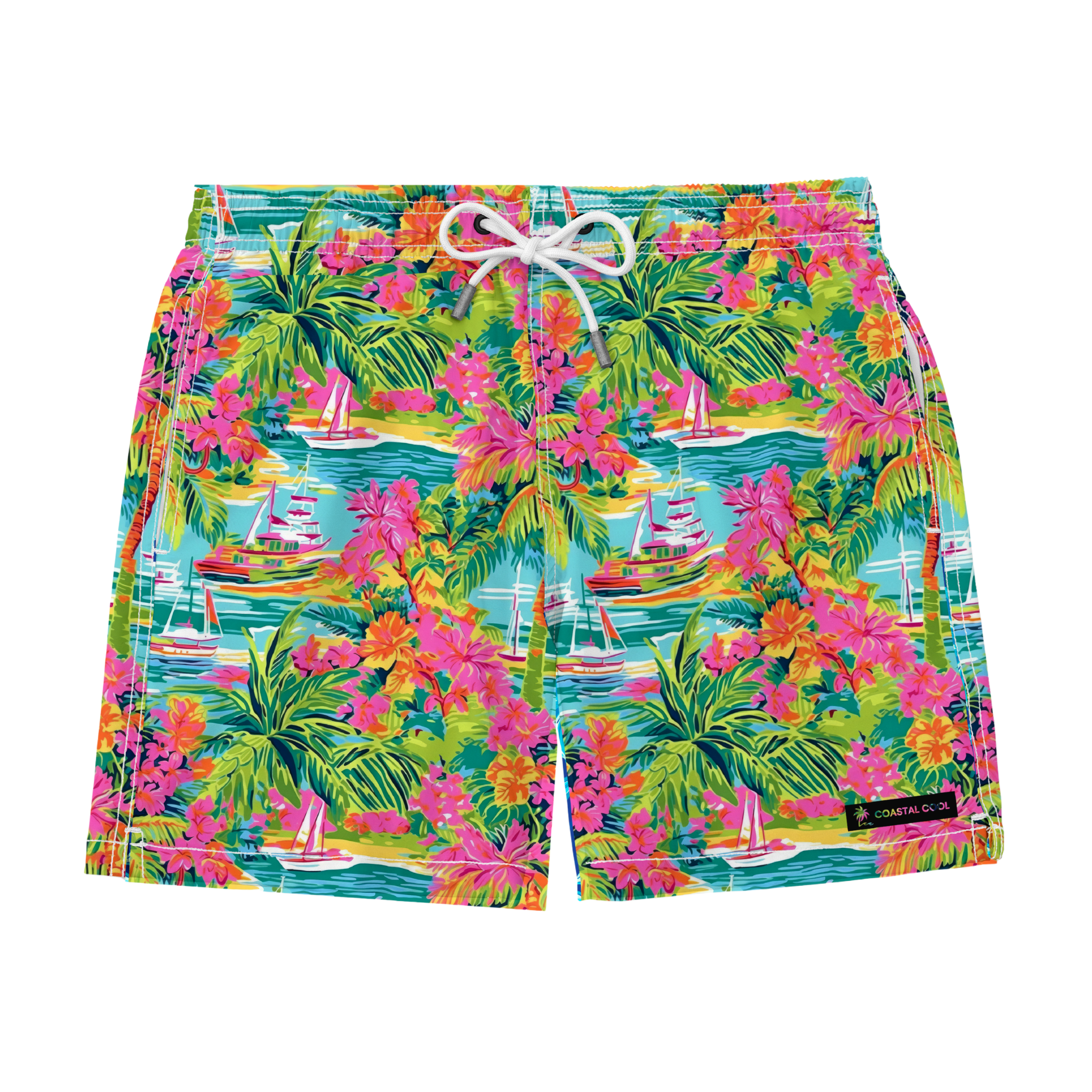 Atlantis Swim Trunks-Coastal Cool