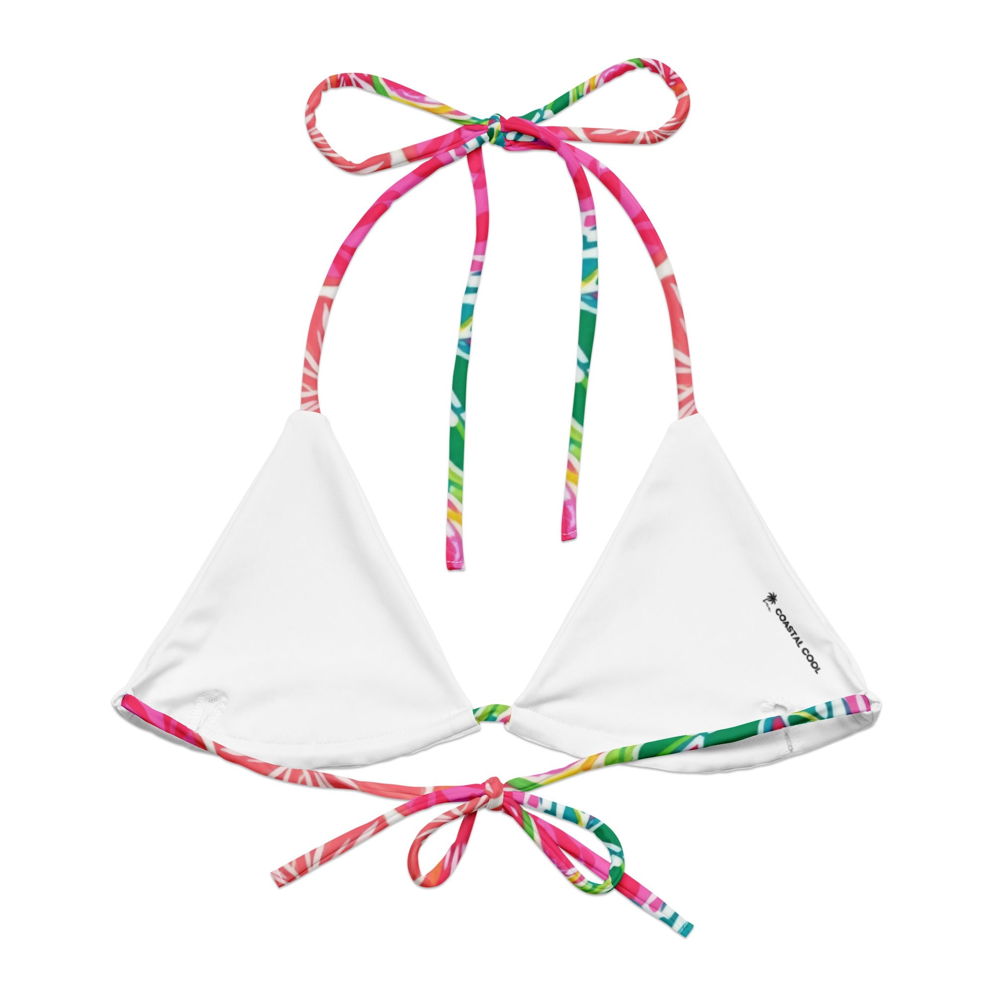 Bahama Breeze String Bikini Top-Coastal Cool