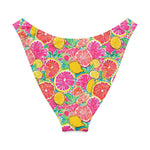 Bahama breeze V-Waist Bikini Bottom-Coastal Cool