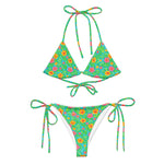 Bali Bloom Bikini by Coastal Cool adjustable bikini set UPF 50 breathable sustainable resort style