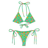 Bali Bloom Bikini by Coastal Cool adjustable bikini set UPF 50 breathable sustainable resort style