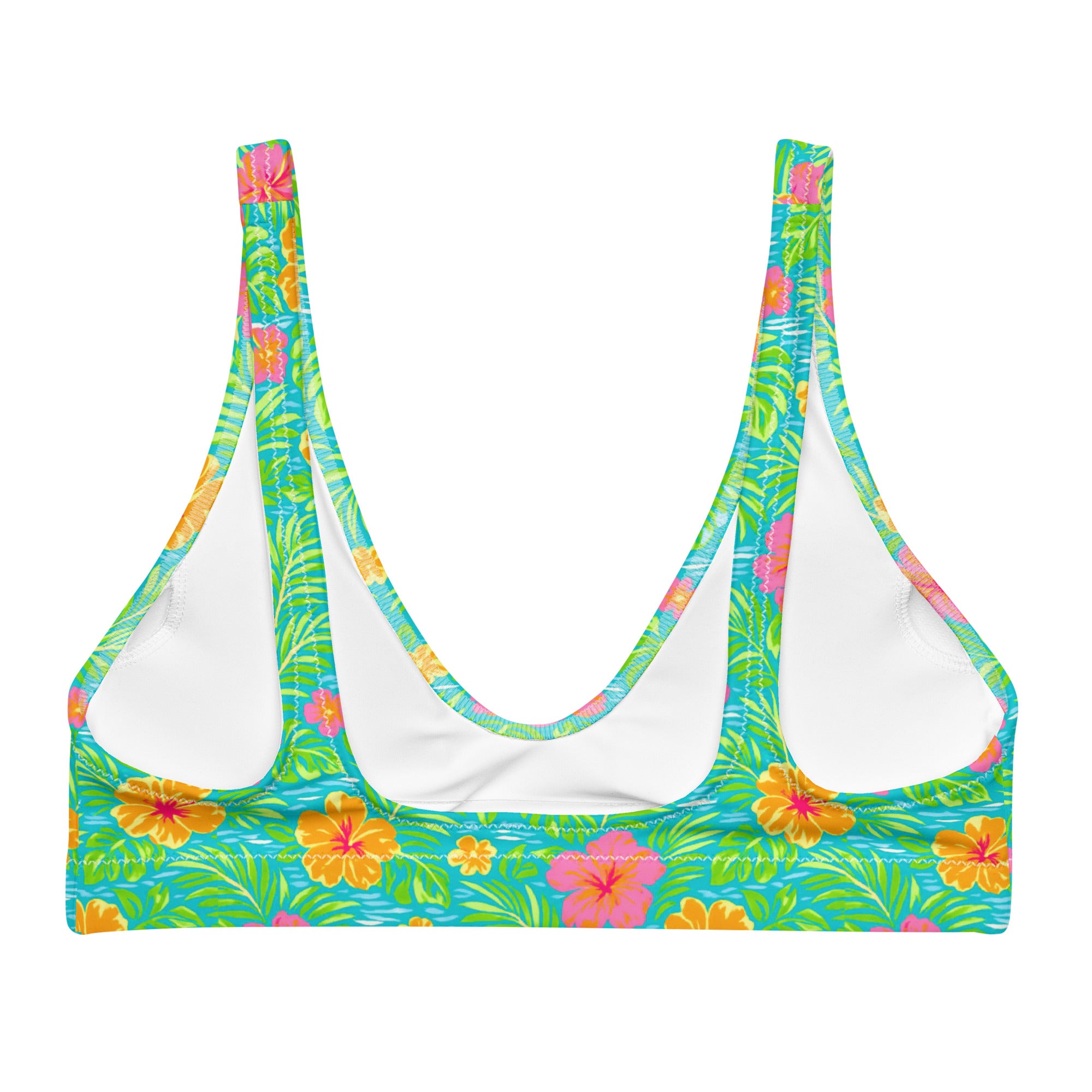 Bali Bloom Bikini Top-Coastal Cool