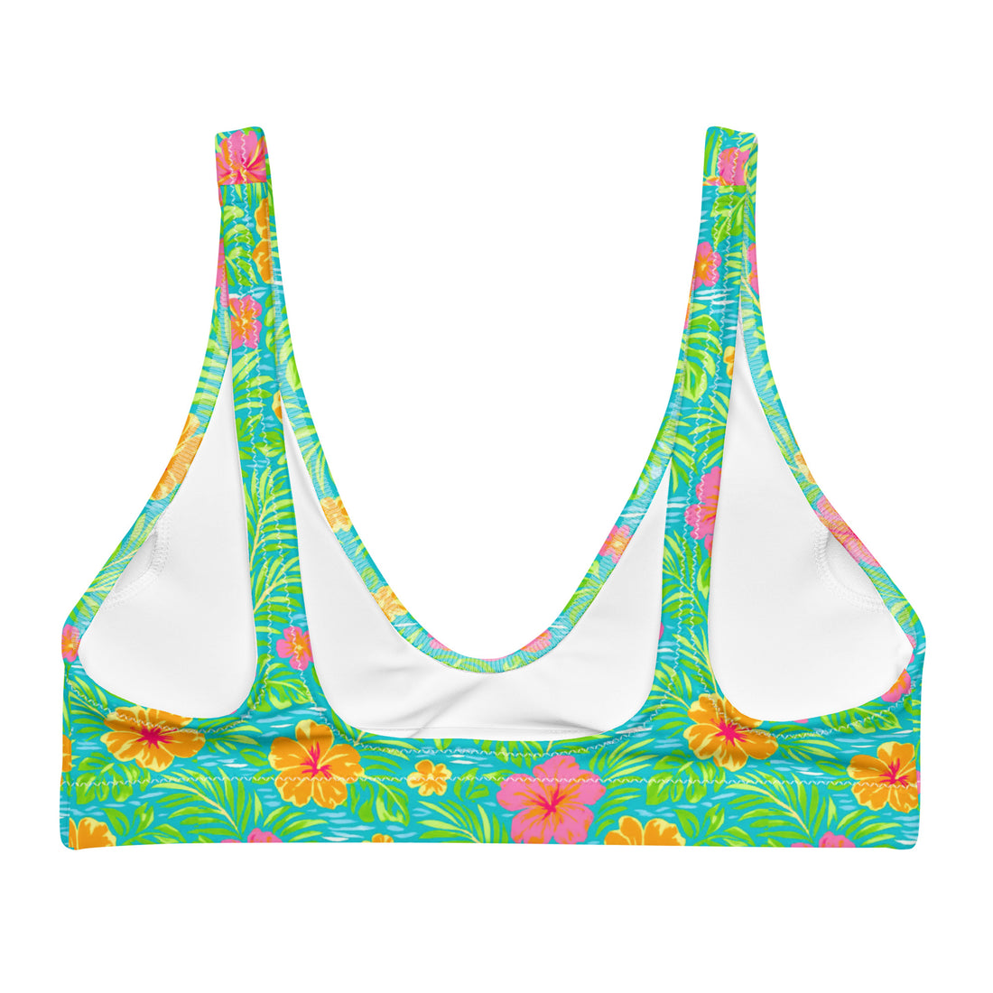 Bali Bloom Bikini Top-Coastal Cool