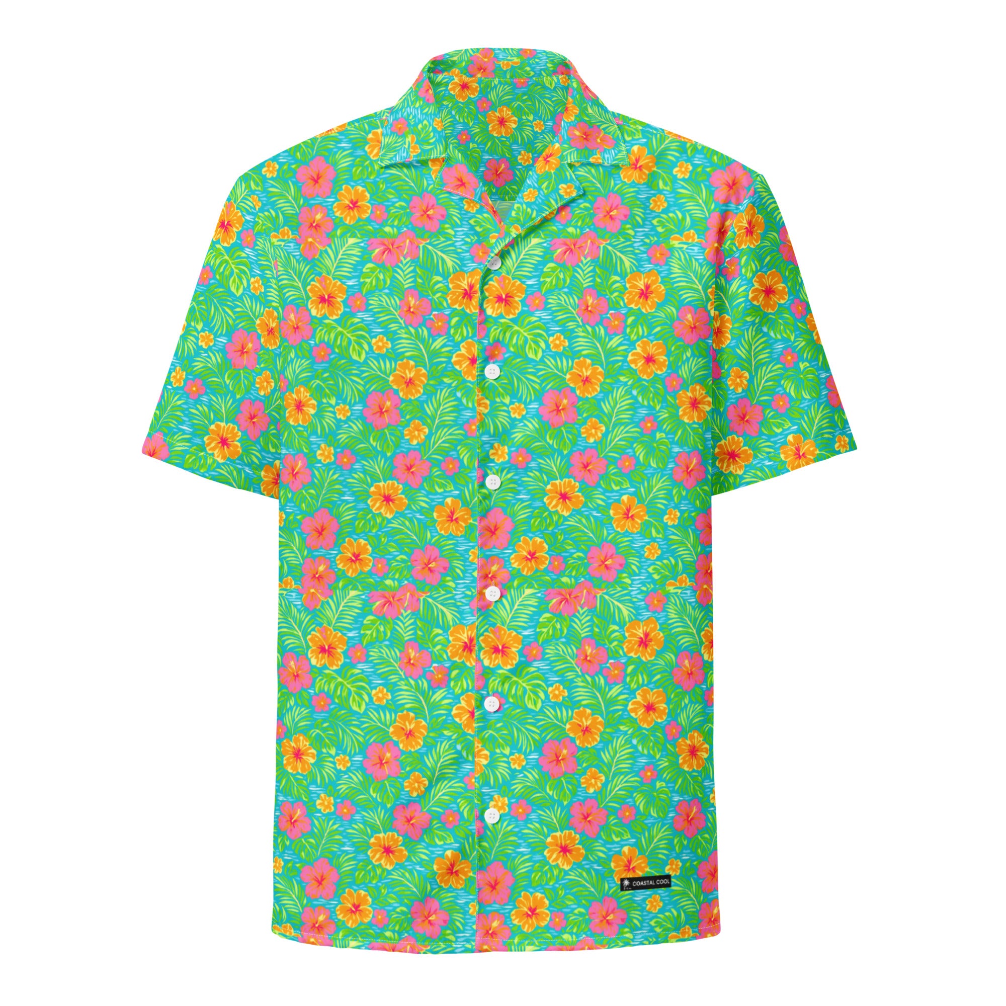 Bali Bloom Short Sleeve by Coastal Cool unisex quick dry breathable resortwear