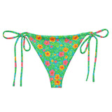 Bali Bloom String Bikini Bottom-Coastal Cool