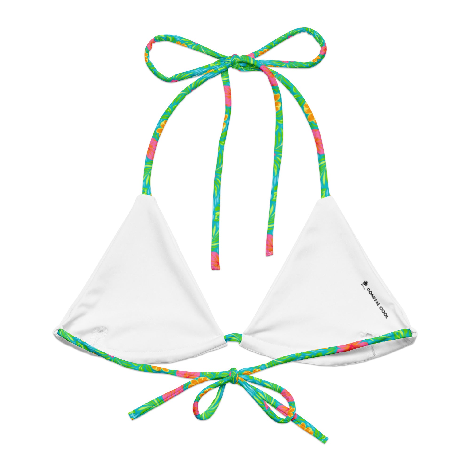 Bali Bloom String Bikini Top-Coastal Cool