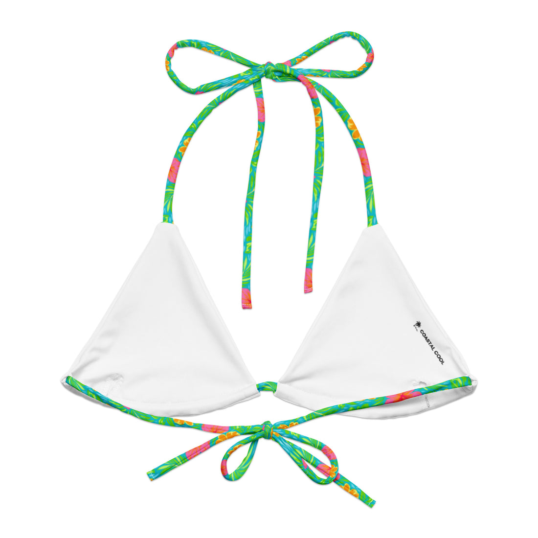 Bali Bloom String Bikini Top-Coastal Cool