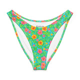 Bali Bloom V-Waist Bikini Bottom-Coastal Cool