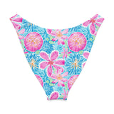Beverley Hills V-Waist Bikini Bottom-Coastal Cool