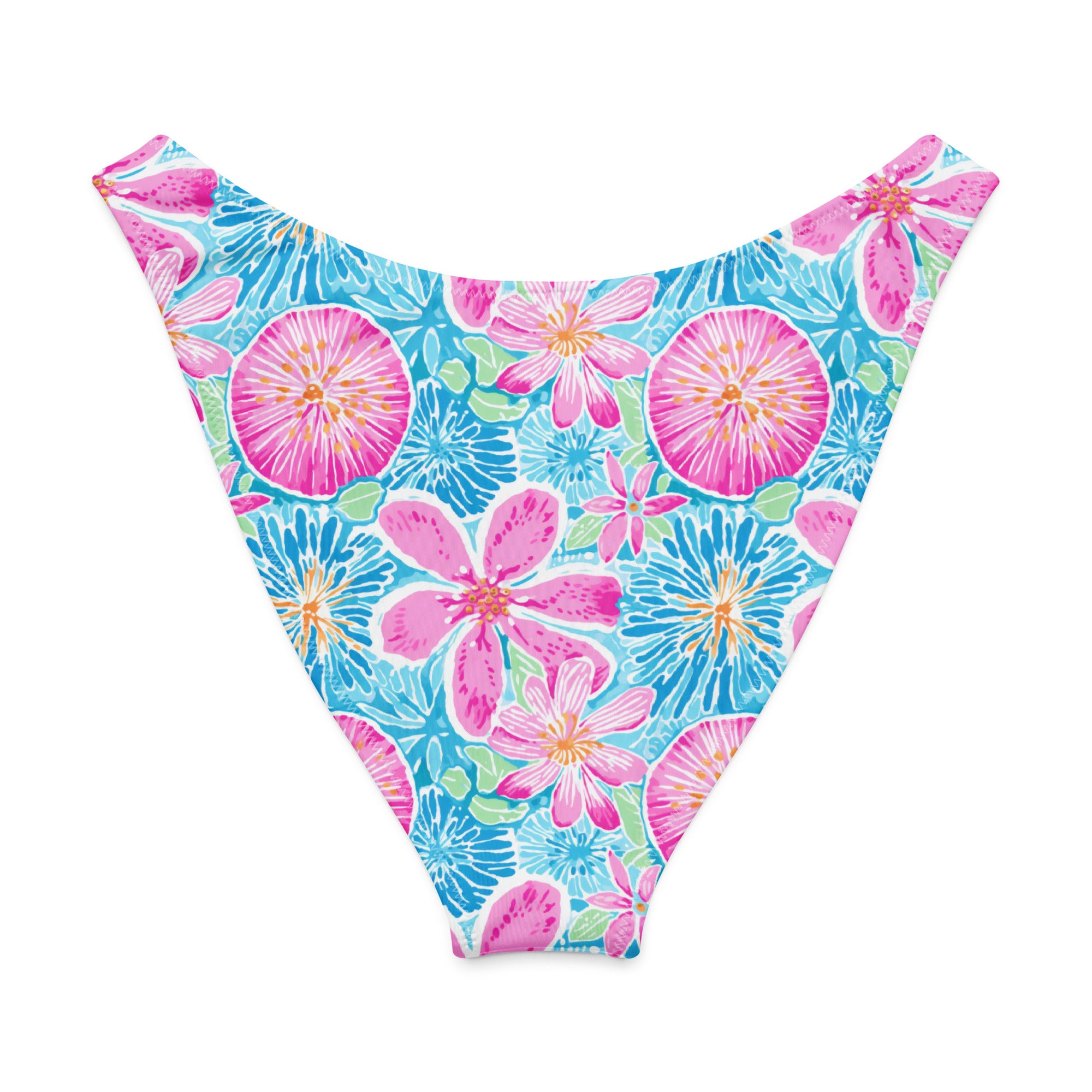 Beverley Hills V-Waist Bikini Bottom-Coastal Cool