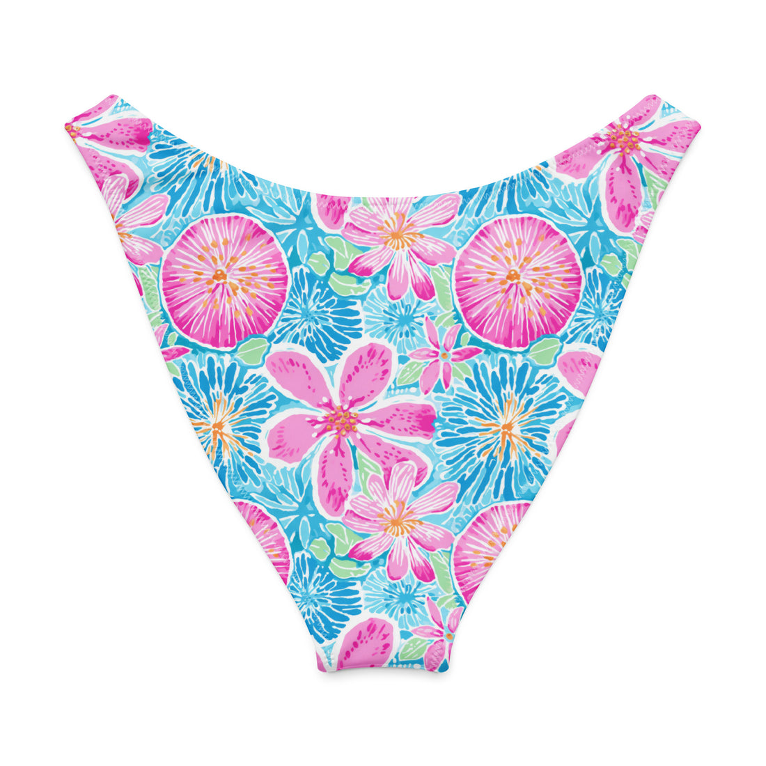 Beverley Hills V-Waist Bikini Bottom-Coastal Cool