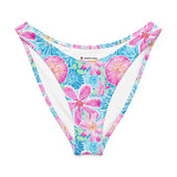 Beverley Hills V-Waist Bikini Bottom-Coastal Cool