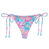 Beverly Hills String Bikini Bottom-Coastal Cool