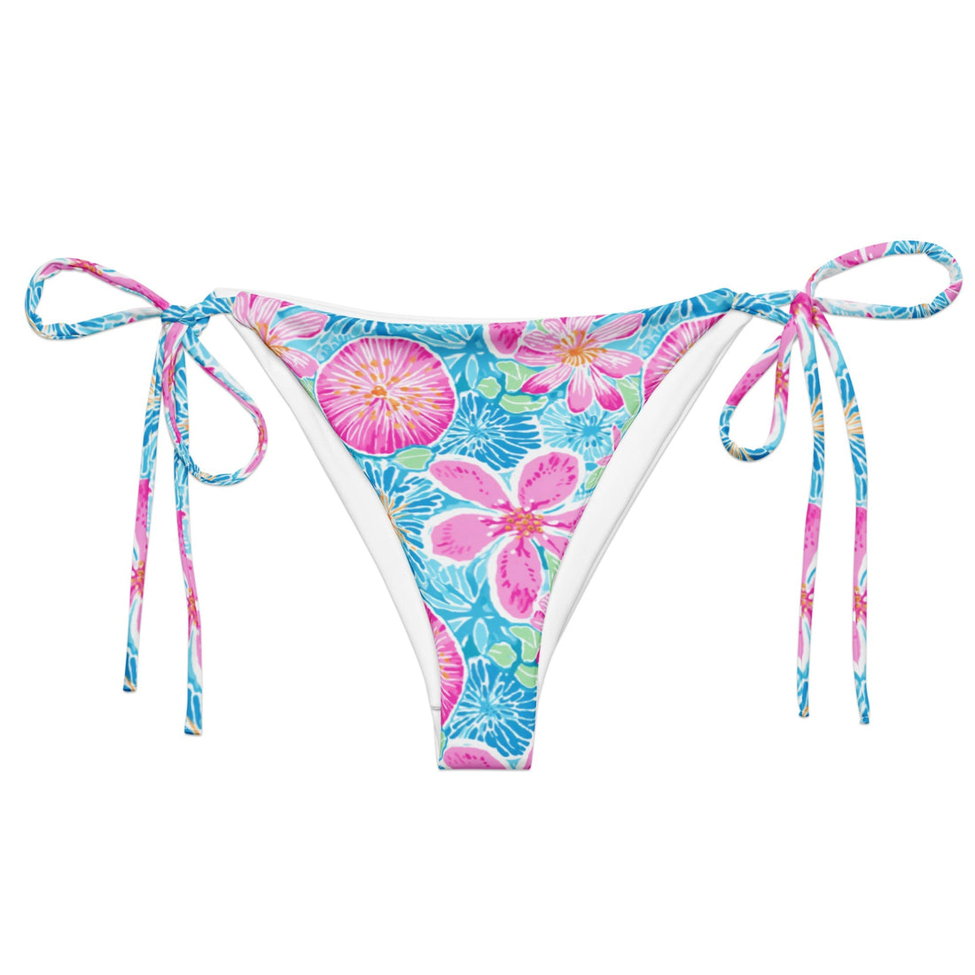 Beverly Hills String Bikini Bottom-Coastal Cool