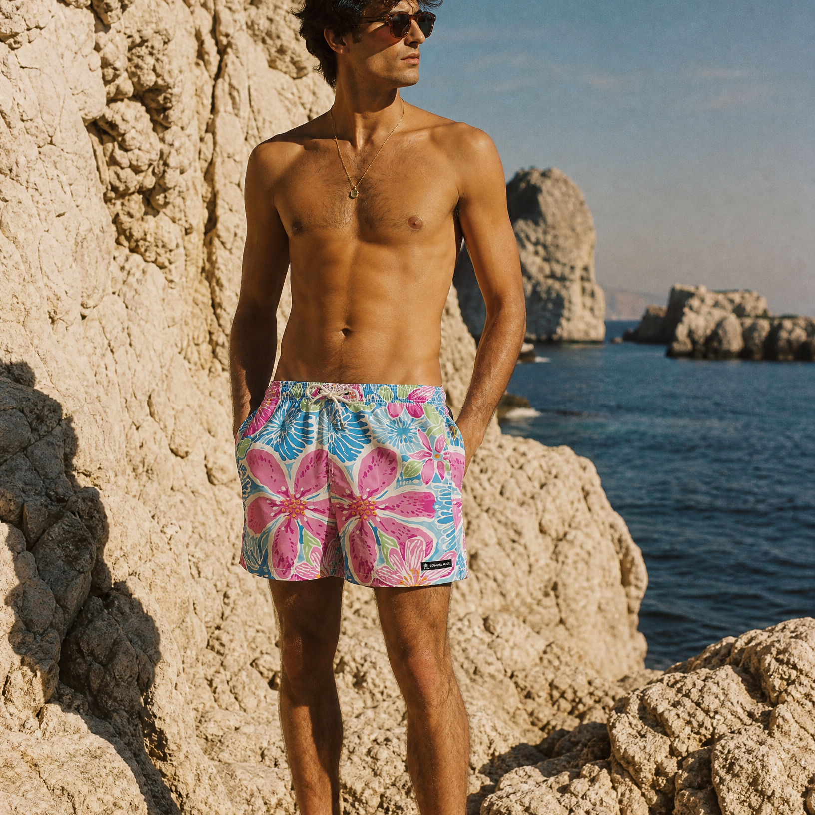 Beverly Hills Swim Trunks-Coastal Cool-2026-V1
