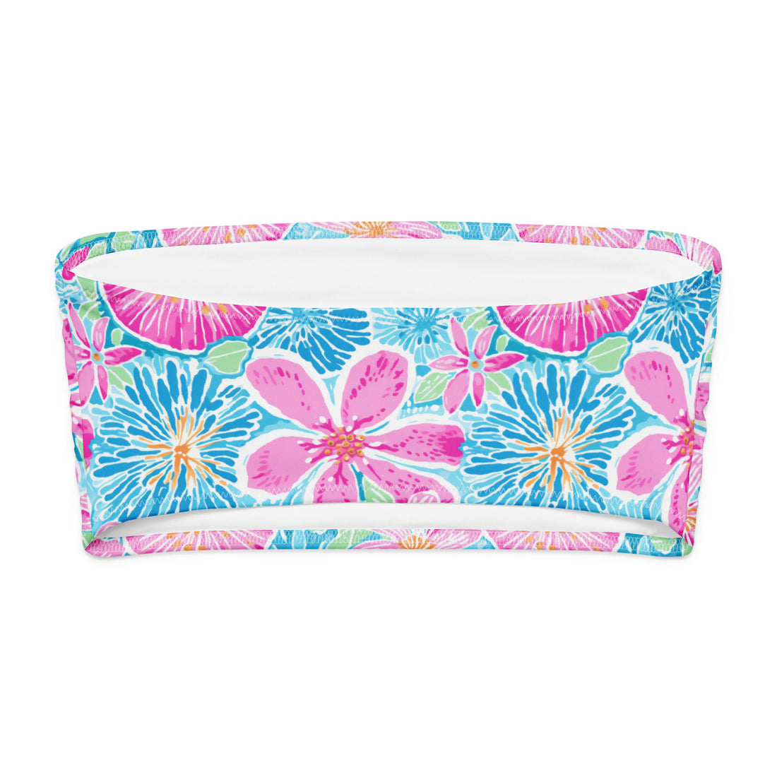 Beverly Hills Tube Bikini Top-Coastal Cool