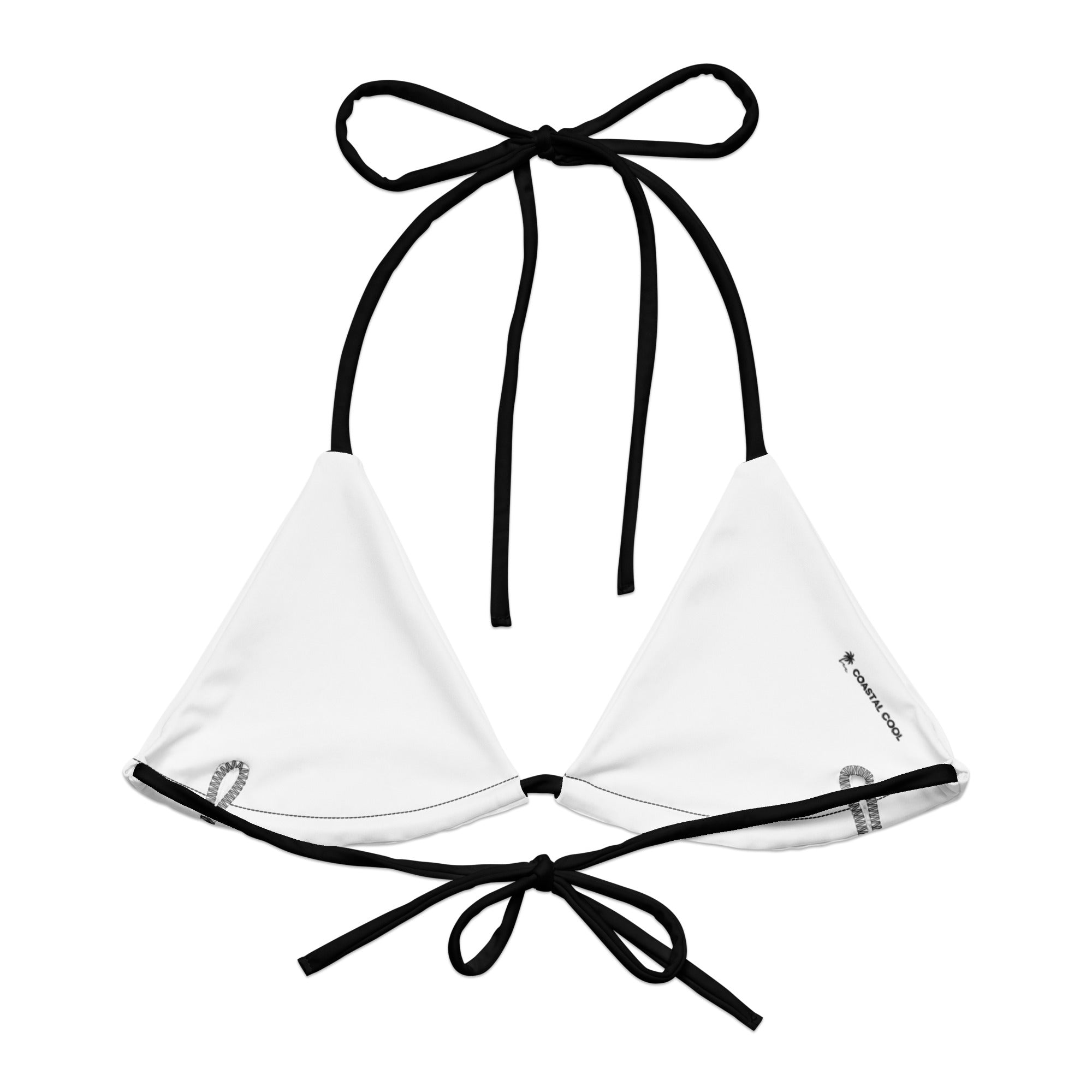 Black String Bikini Top-Coastal Cool