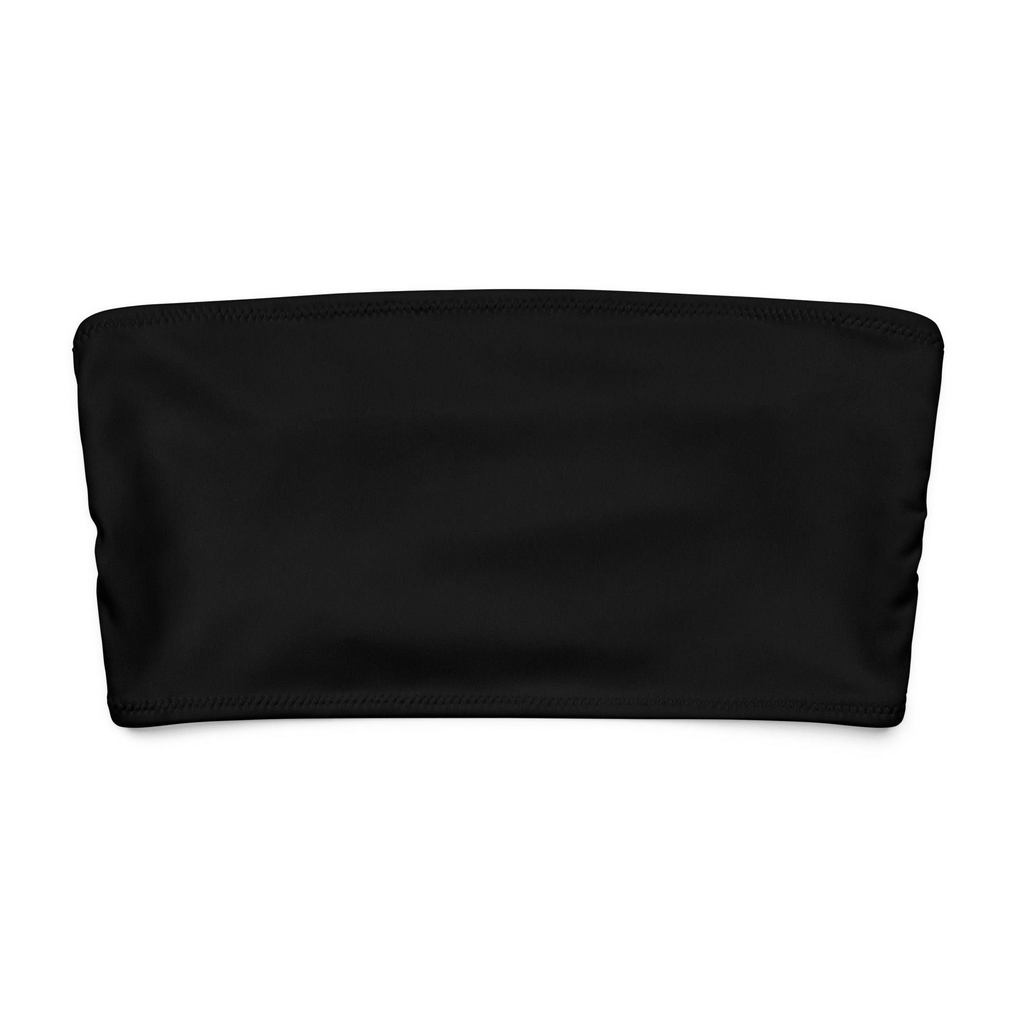 Black Tube Bikini Top-Coastal Cool