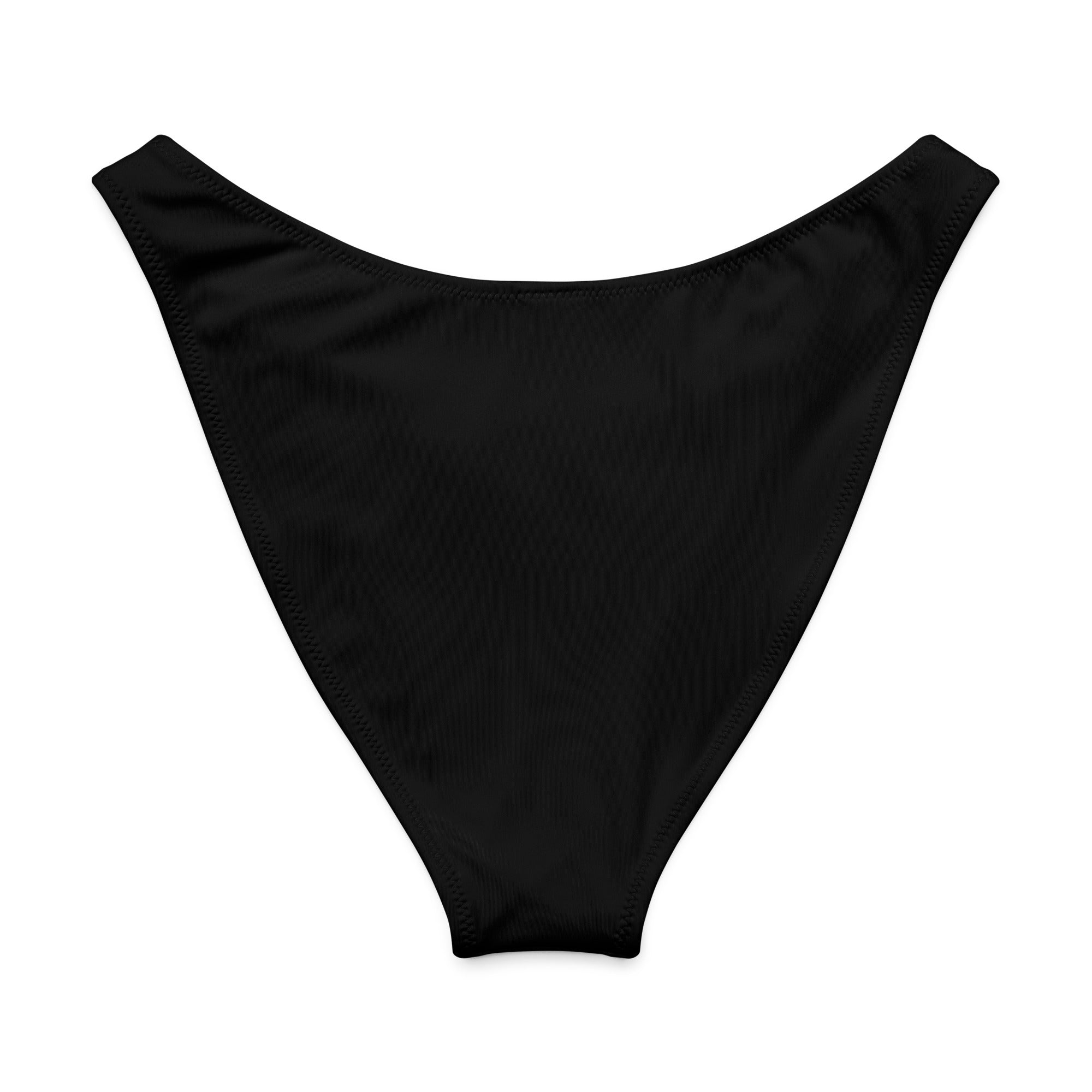 Black V-Waist Bikini Bottom-Coastal Cool