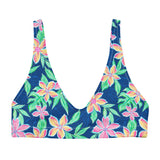 Blossom Bikini Top-Coastal Cool