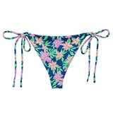 Blossom String Bikini Bottom-Coastal Cool