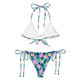 Blossom String Bikini-Coastal Cool