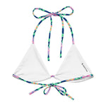 Blossom String Bikini Top-Coastal Cool