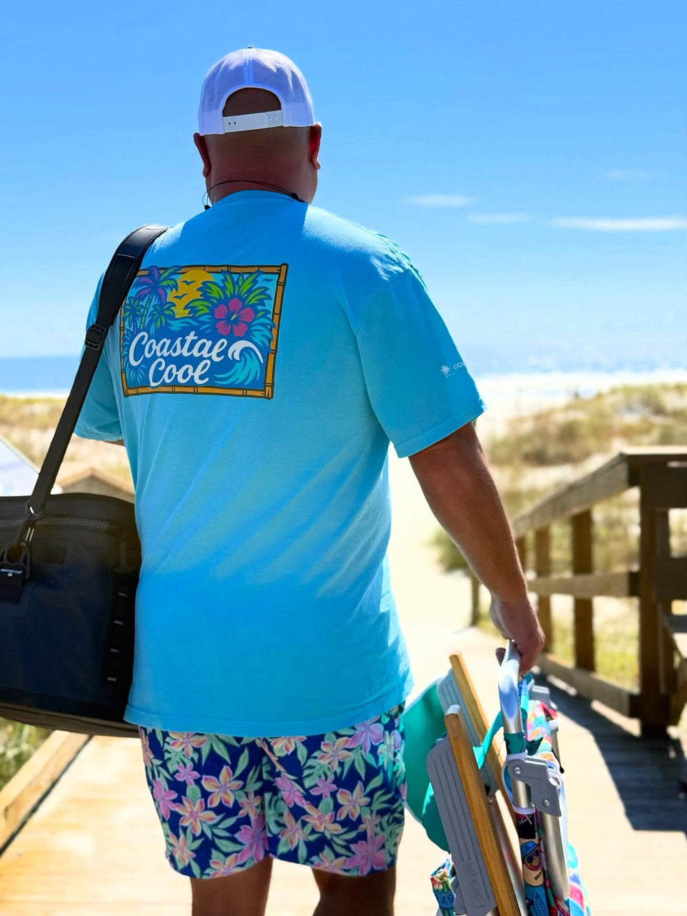 Blossom Swim Trunks-Coastal Cool-Swim-Trunks-FlatLayMockup